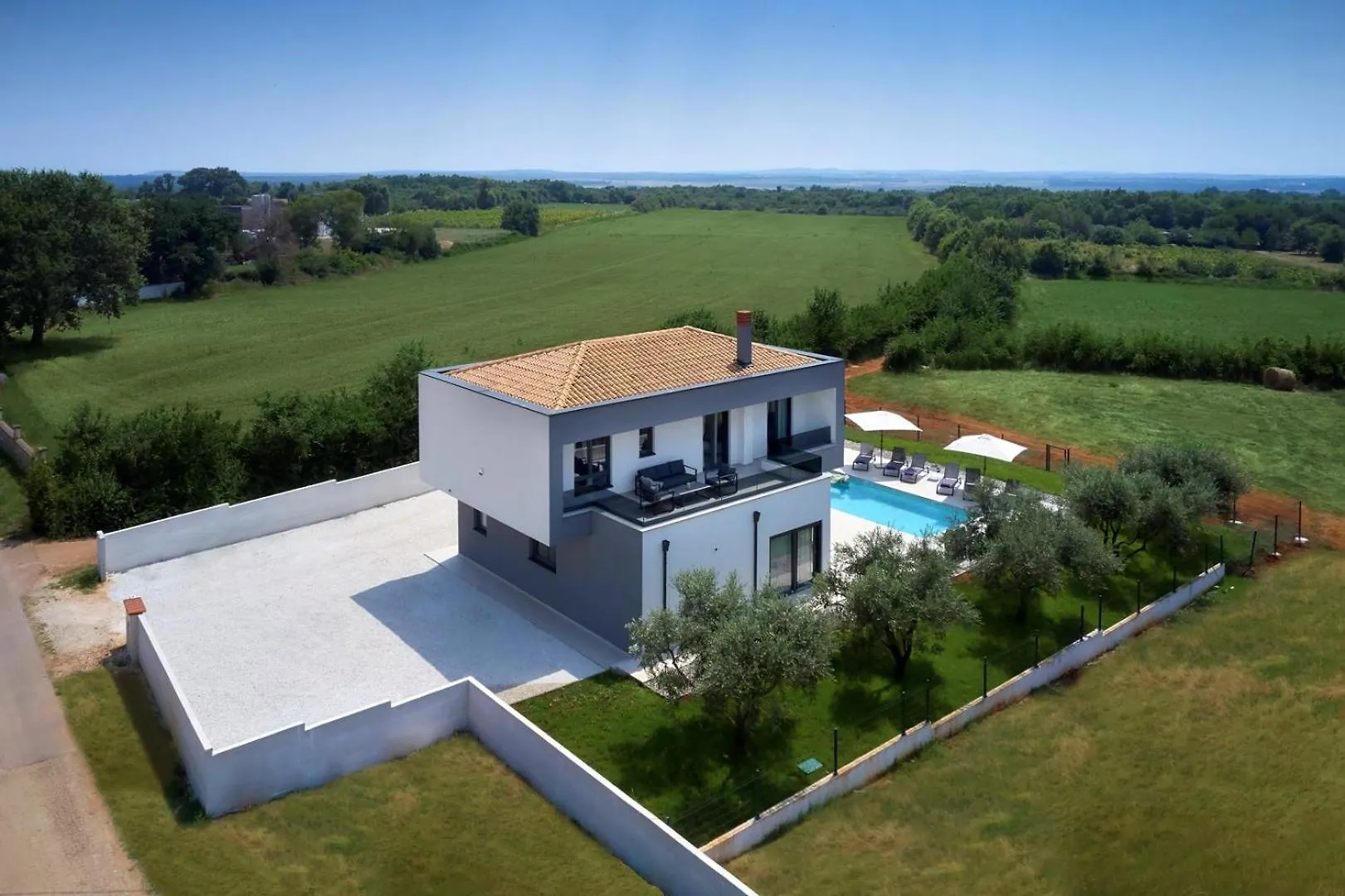Brand New Villa Borina With Pool Loborika